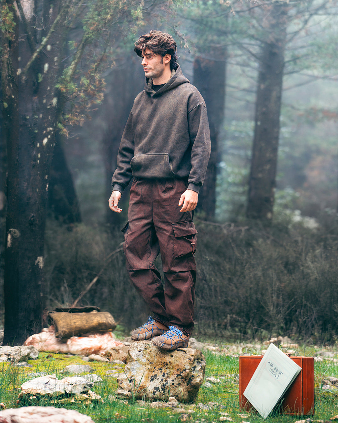 FORGED OLIVE - Hoodie