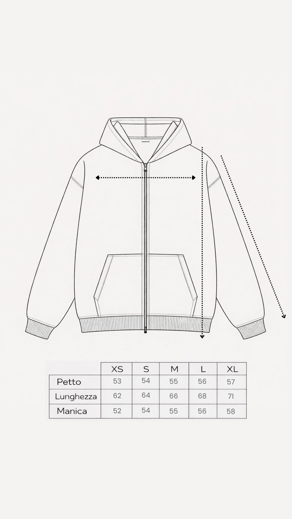 "Burrosa" WASHED ZIP HOODIE