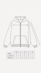 "Burrosa" WASHED ZIP HOODIE