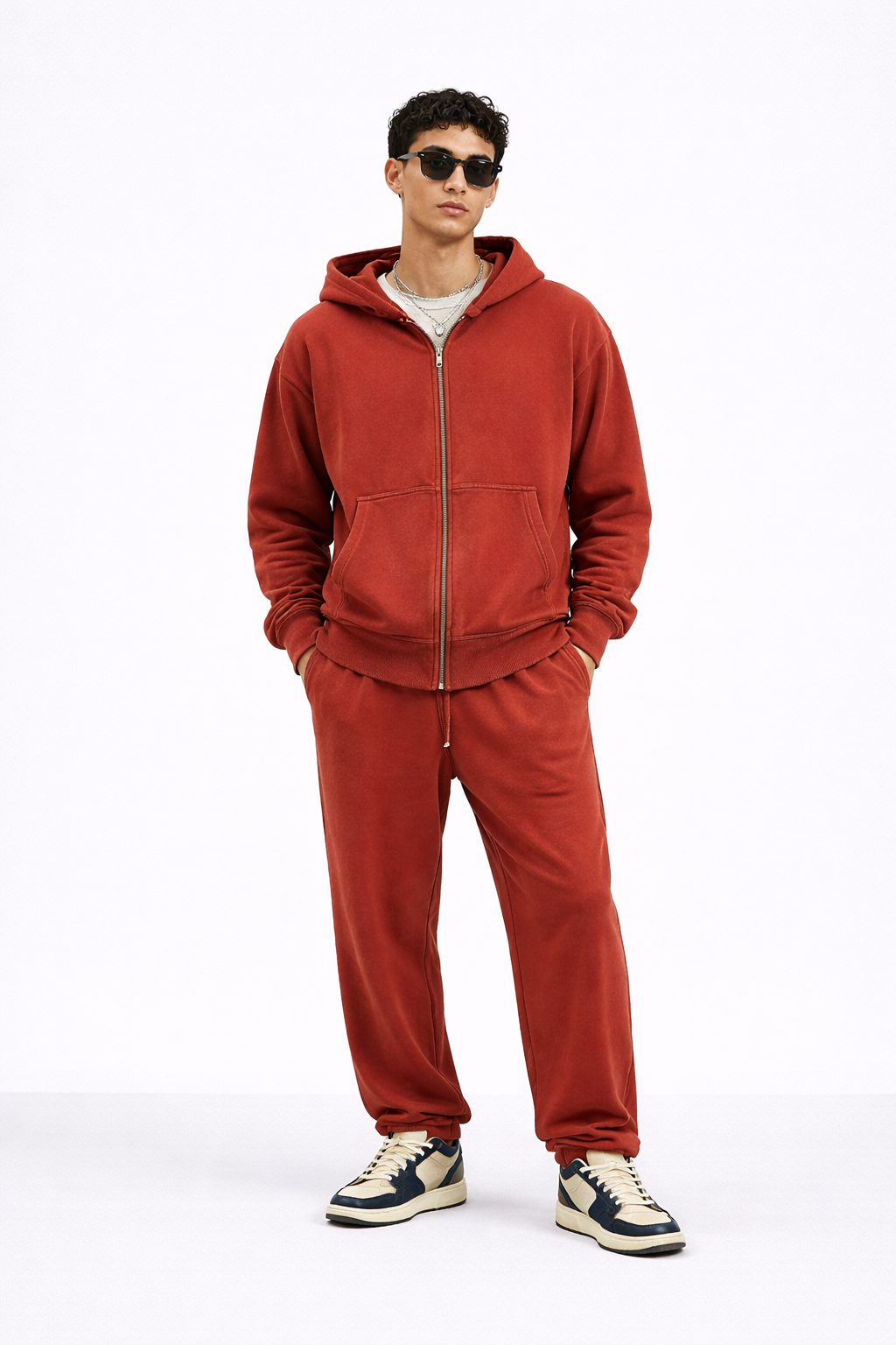 Pantalone tuta rosso