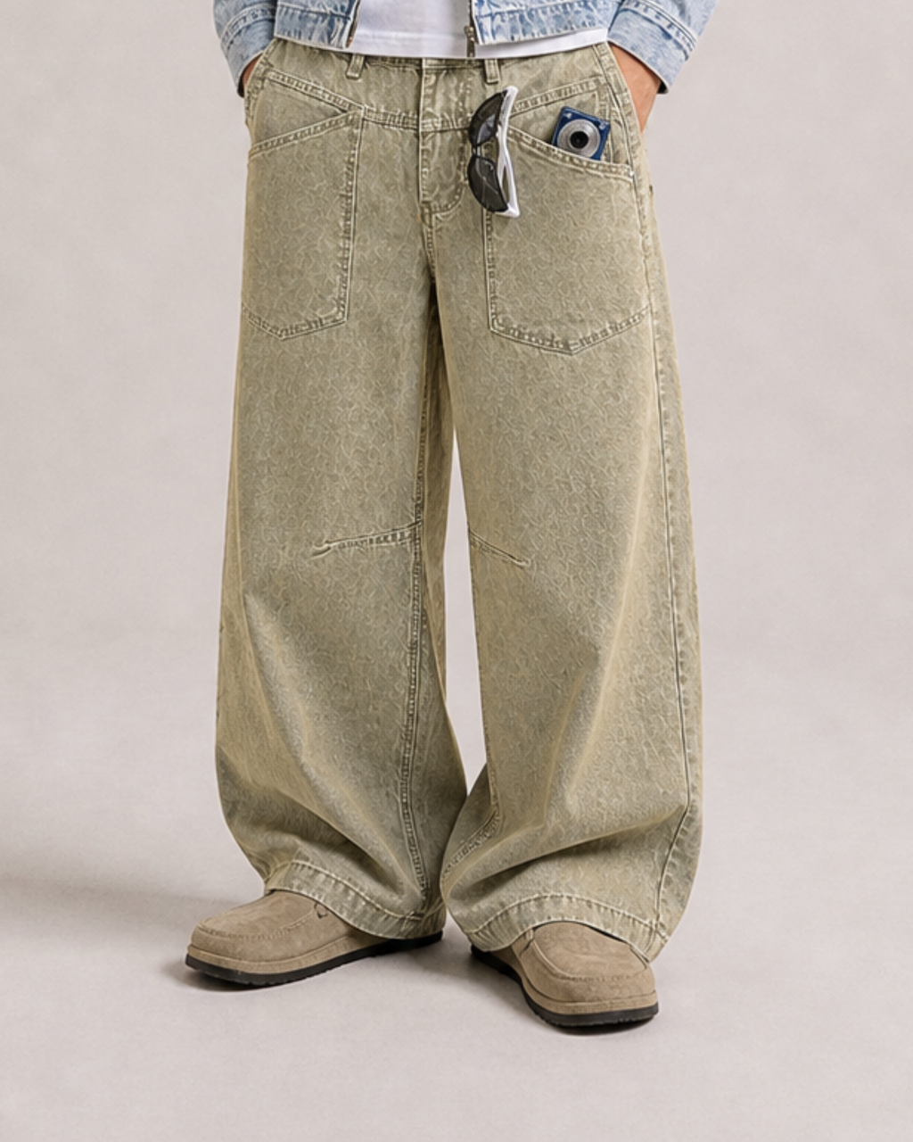 Soft utility pants