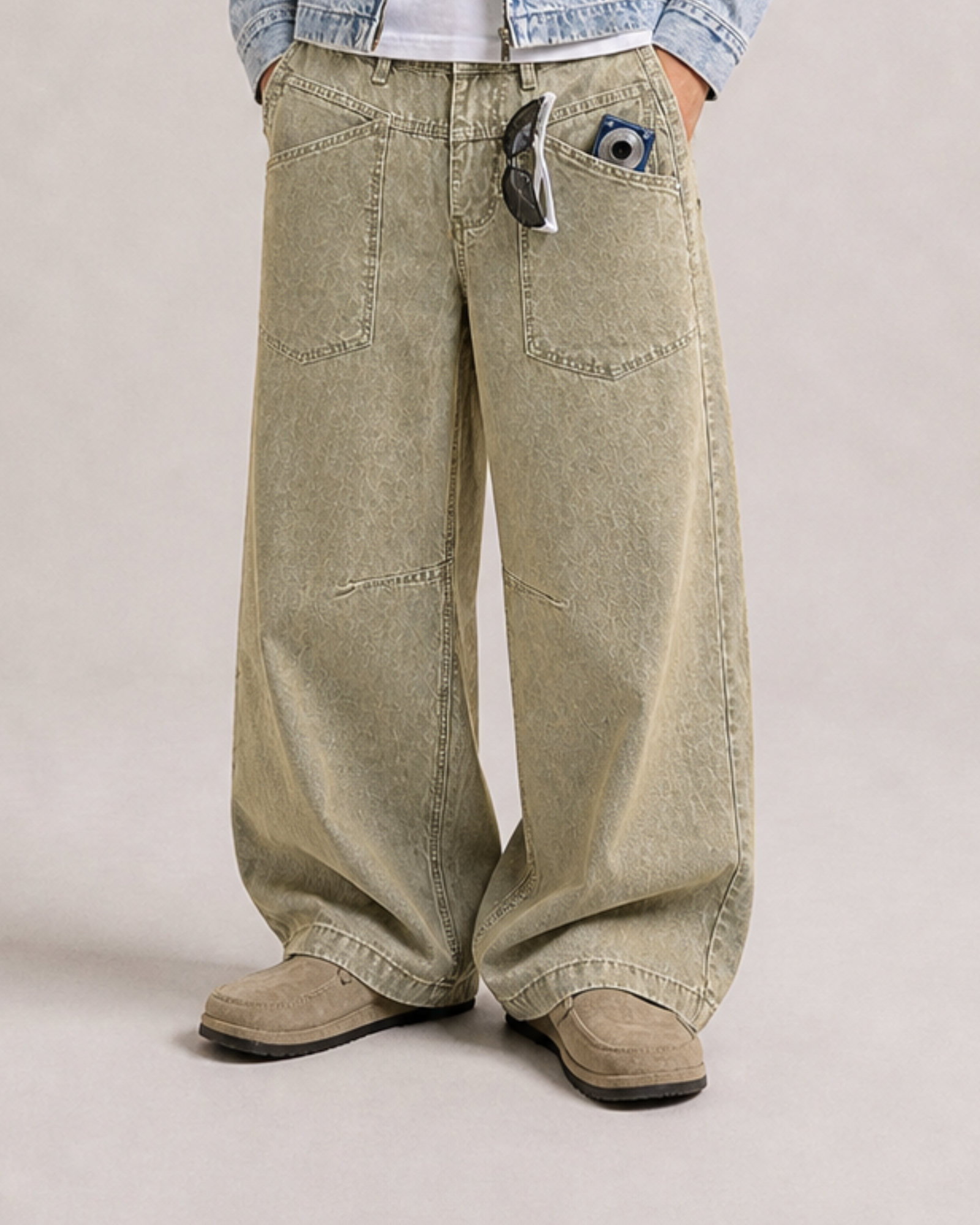 Soft utility pants