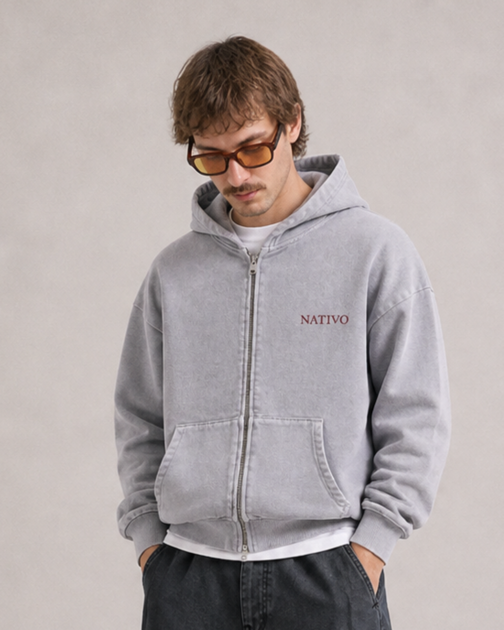 Everyday zip up