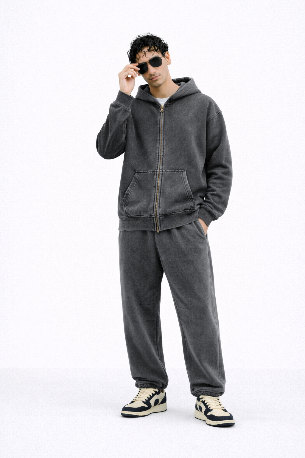 Pantalone tuta grigio