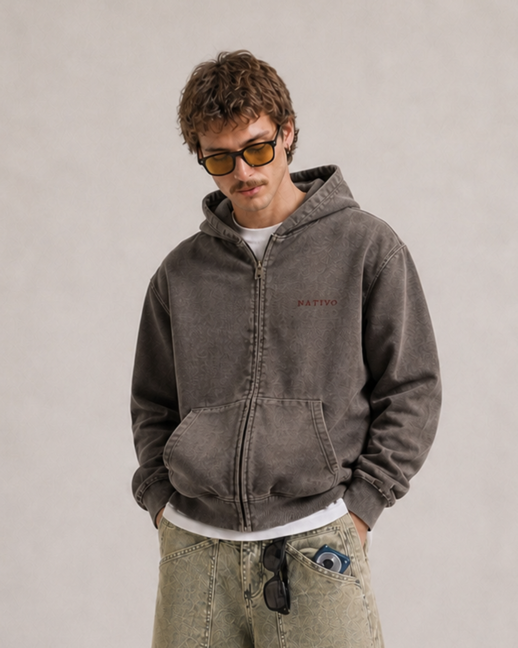 Everyday zip up