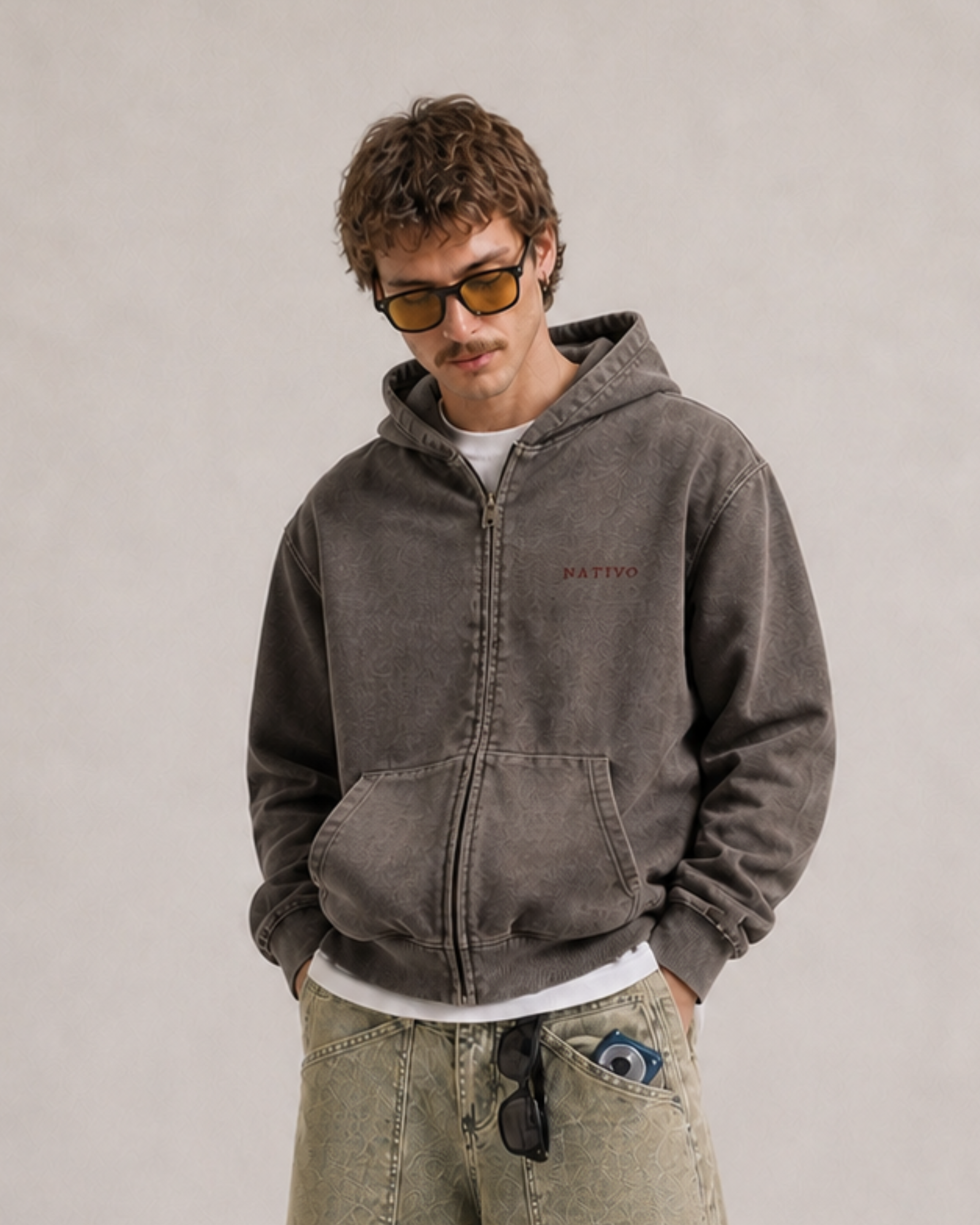 Everyday zip up