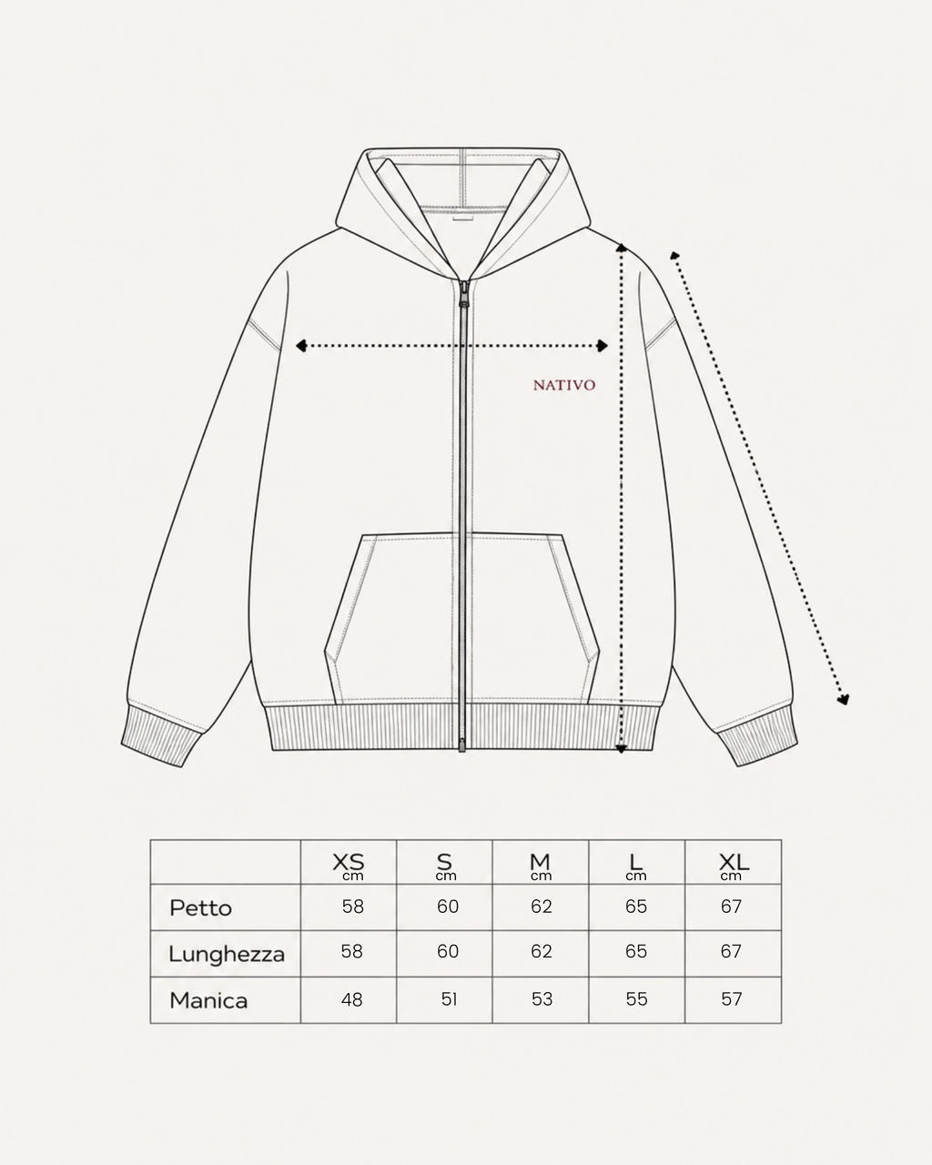 Everyday zip up