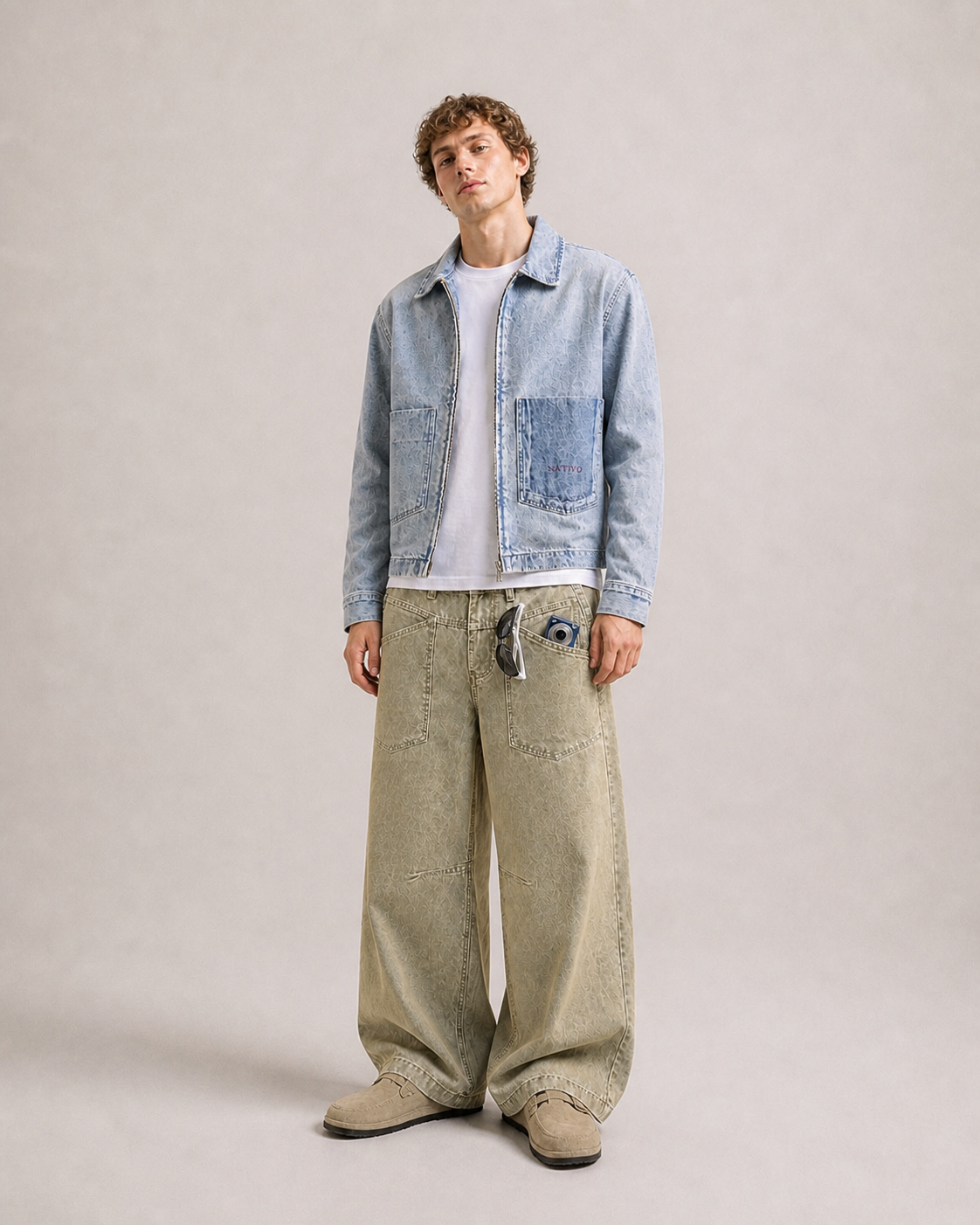 Soft utility pants