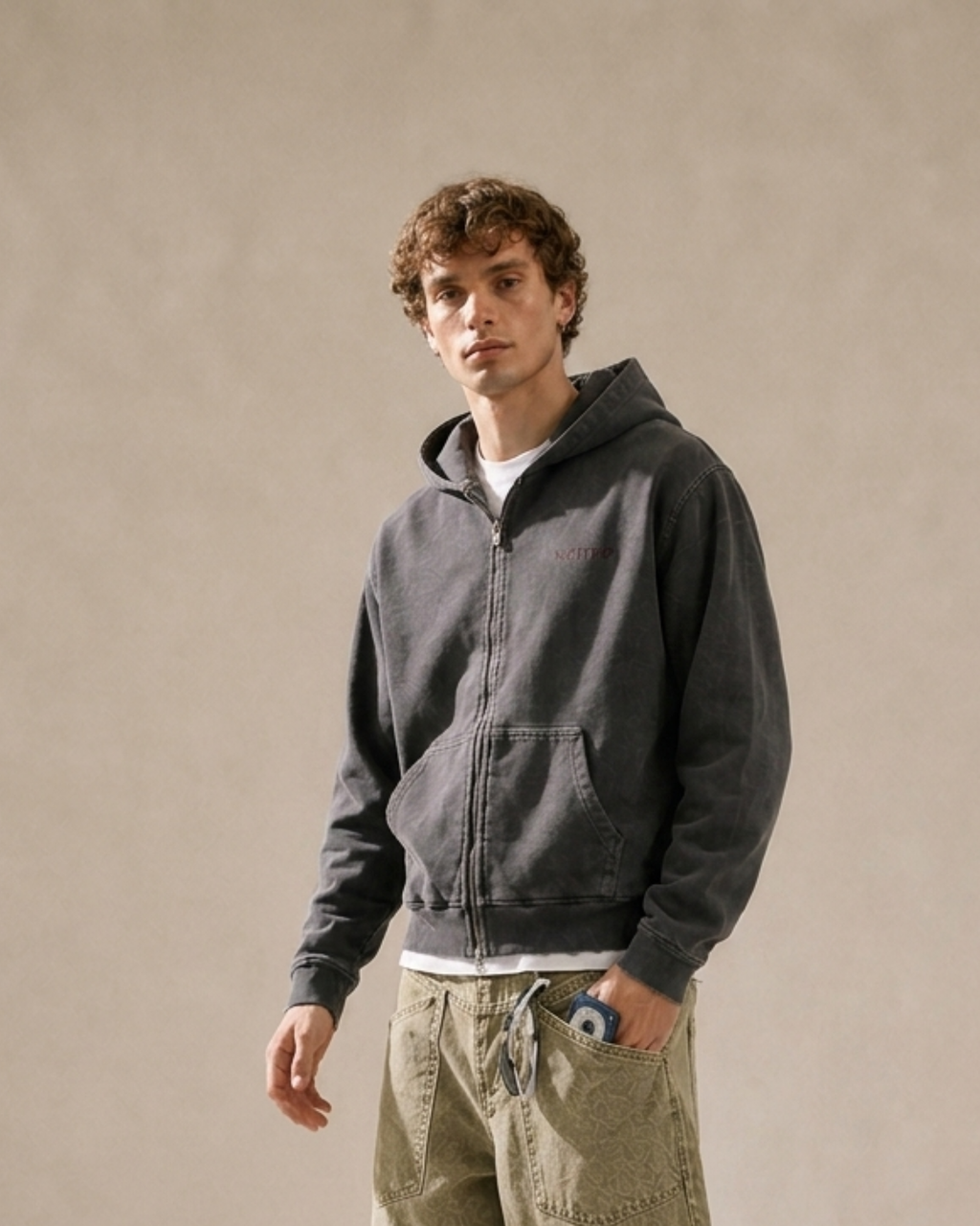 Everyday zip up