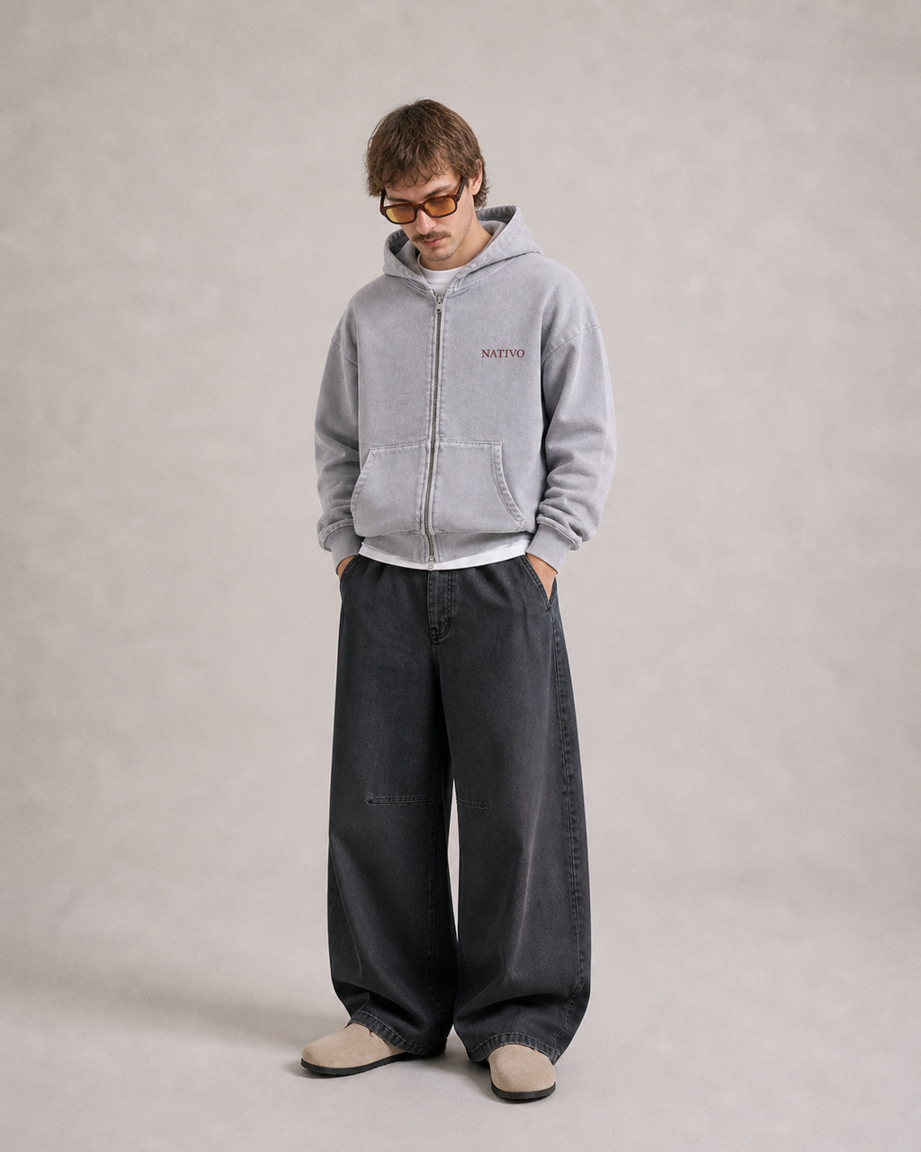 Everyday zip up