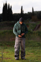 "Burrosa" WASHED ZIP HOODIE