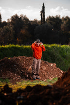 "Burrosa" WASHED ZIP HOODIE
