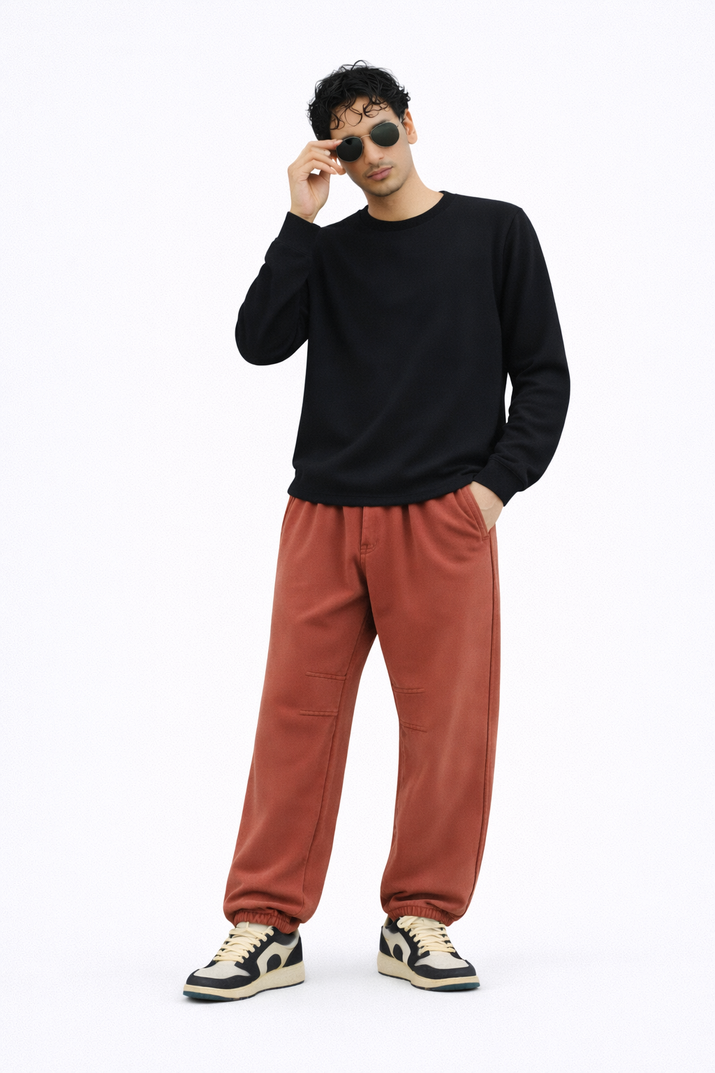 Pantalone tuta rosso