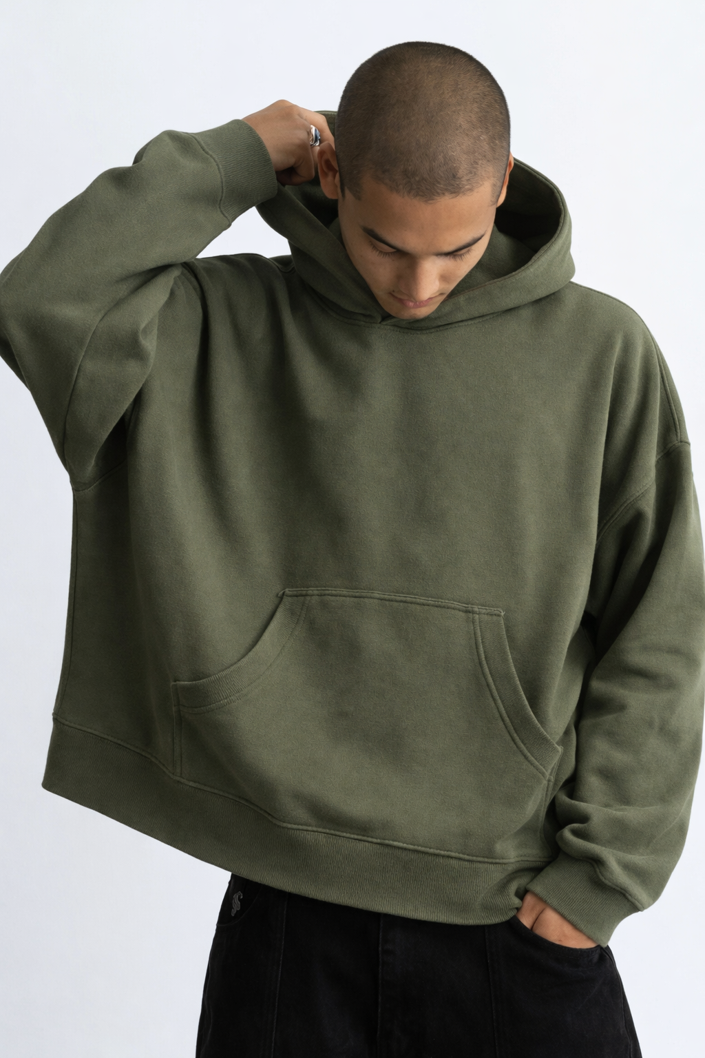 Hoodie salvia