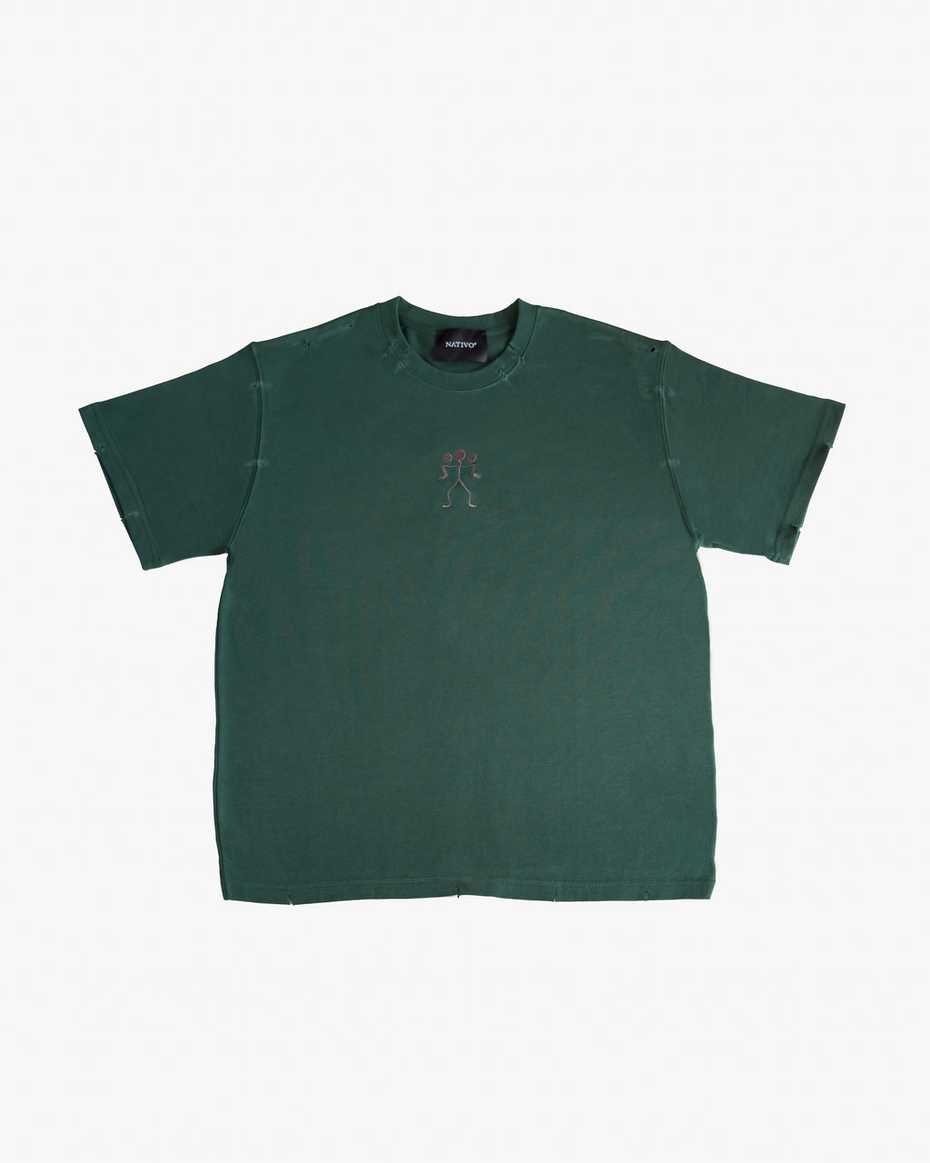 Distressed Emerald tee