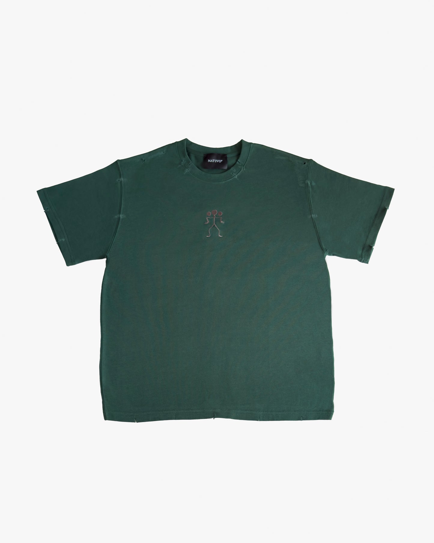 Distressed Emerald tee