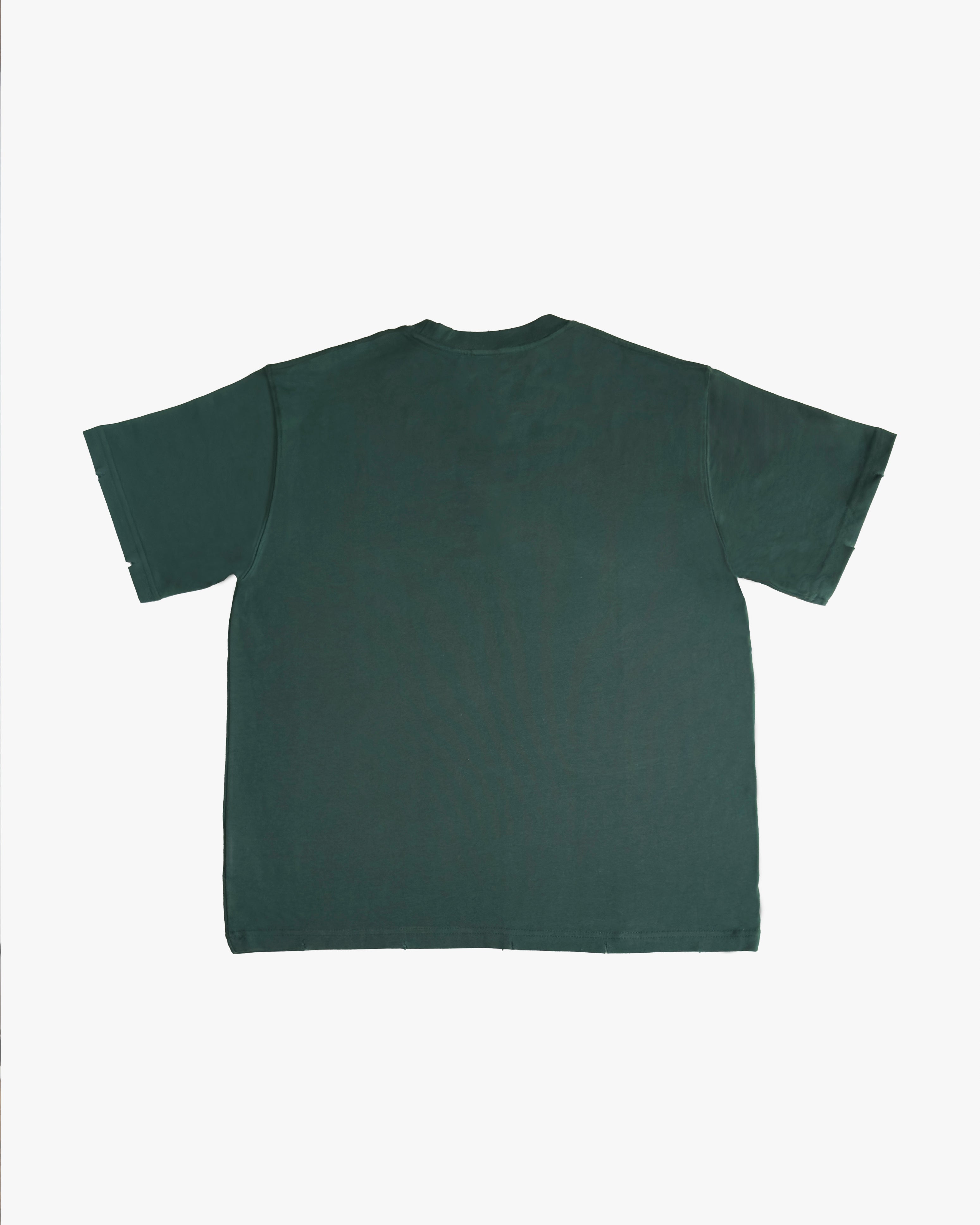 Distressed Emerald tee