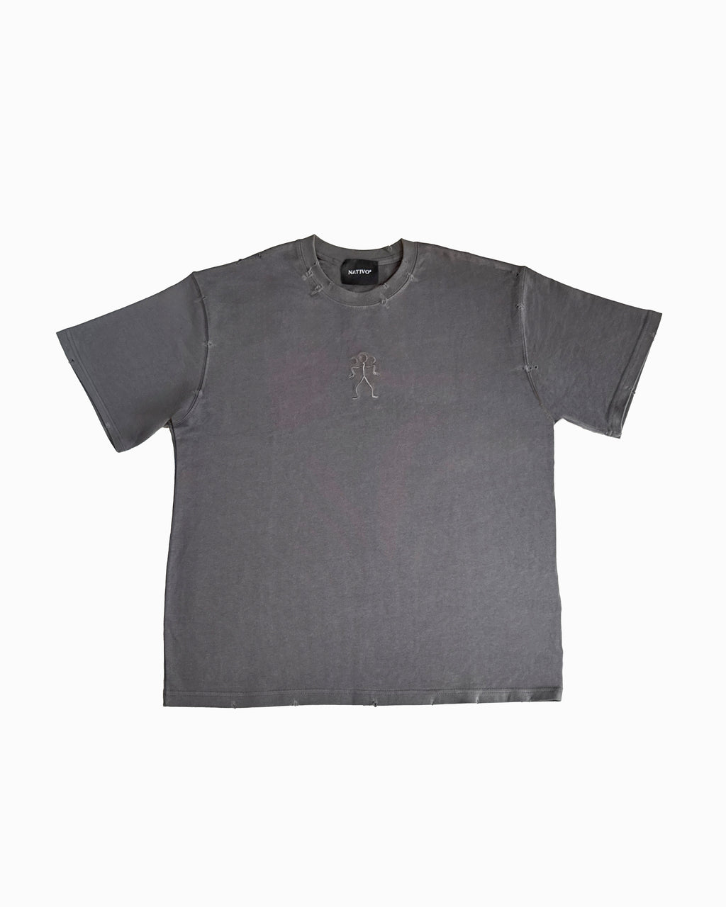 Distressed Carbon Grey