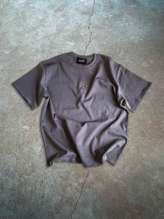 Distressed Carbon Grey