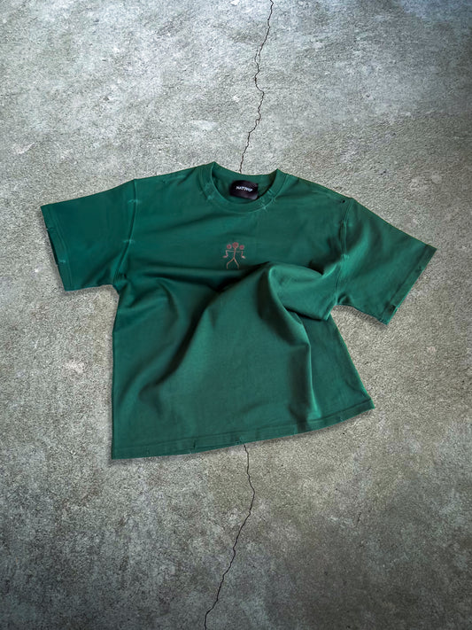 Distressed Emerald tee