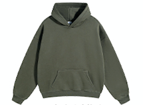 Hoodie salvia