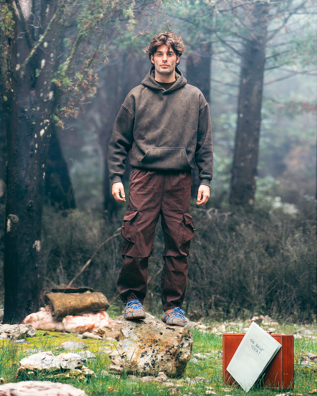 FORGED OLIVE - Hoodie